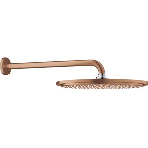 Grohe Rainshower Cosmopolitan 310 Kopfbrause-Set, Warm Sunset gebürstet, mit Brausearm.