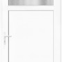 Panto Nebeneingangstür K401 Weiß 98 cm x 208 cm DIN R_9