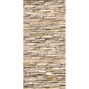 Schulte Duschrückwand DecoDesign Stein Verblender-Hell, 255x150cm, mit Steinoptik.