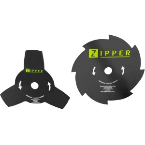 Zipper ZI-MOS145JAK: 3-Zahn- und 8-Zahnblatt für Motorsense/Freischneider.
