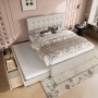 okwish Polsterbett 140x200cm mit Schubladen Schlafzimmer Beige ohne Matratze_3