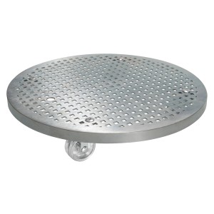 Wagner design Pflanzenroller GH 0951 Ø 30 cm x 5,5 cm Silber