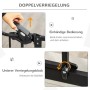 PawHut Türschutzgitter: Details der Doppelverriegelung und des unteren Verriegelungsblocks für Stabilität. Einhändige Bedienung.