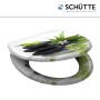 Schütte WC-Sitz Jasmin Duroplast mit Absenkautomatik und Stein-Motiv.