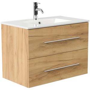 Posseik Badmöbel Homeline 80 Eiche Gold