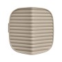 Elho Vogelfutterhaus Cosy, 18 cm, beige-weiß, gerippte Oberfläche.