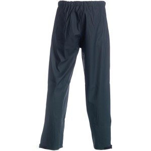 Marineblaue Herock Regenhose Pontus Blister, Größe M, für Arbeitskleidung.