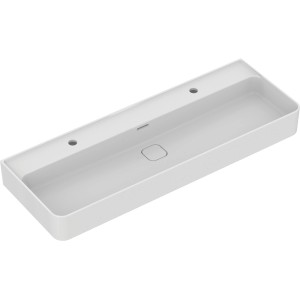 Ideal Standard Strada II Waschtisch, 120 cm, Weiß, mit 2 Hahnlöchern und Überlauf.