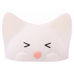 Dimmbares LED Kinder-Nachtlicht Catty Cat mit Soundeffekt und Farbwechsel.