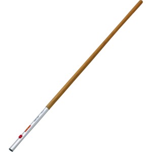 Wolf Eschenstiel ZM 140 cm für Gartengeräte, aus Holz und Metall.