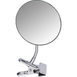 Wenko Kosmetikspiegel Clip mit 5-fach Vergrößerung und flexiblem Schwanenhals.