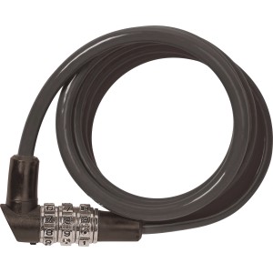 Abus Spiralkabelschloss CC Lock 1102 mit Zahlenkombination für Fahrräder.