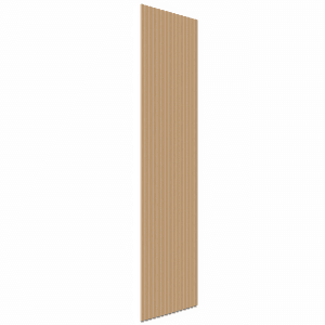Denpanels Akustikpaneel Eiche, beige Filz, 240x60cm, für bessere Raumakustik.