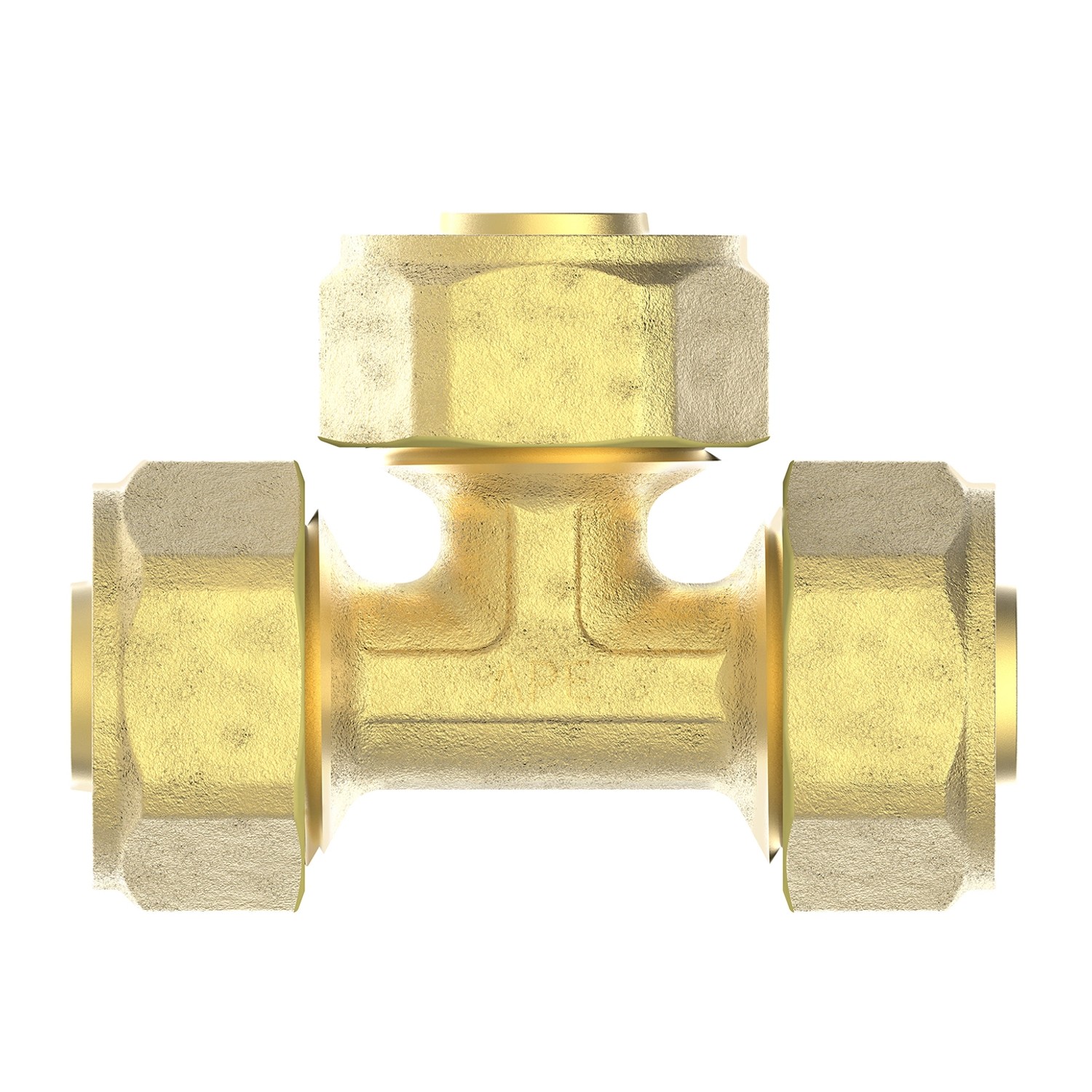 Kirchhoff T-Stück 26 mm Klemmfitting aus Messing für MSVR Blank