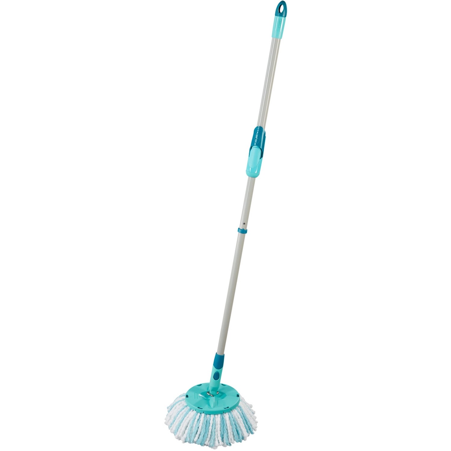 Leifheit Ersatzkopf für Clean Twist Disc Mop Ergo Micro Duo, türkis/weiß. Für Reinigungsgeräte.