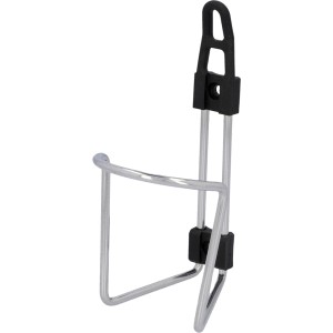 Fischer Trinkflaschenhalter aus Aluminium für Fahrräder, zur einfachen Rahmenmontage.