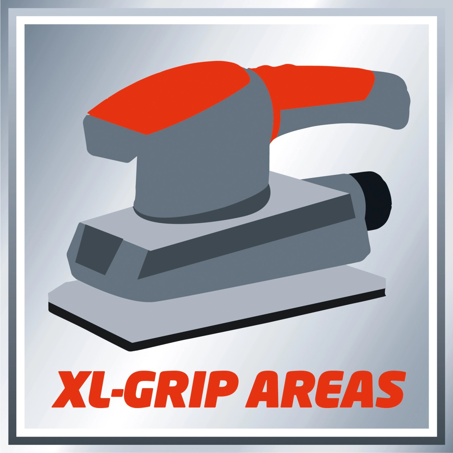 Einhell TC-OS 1520 Schwingschleifer für ebene Flächen, mit Staubabsaugung und Schleifpapier.