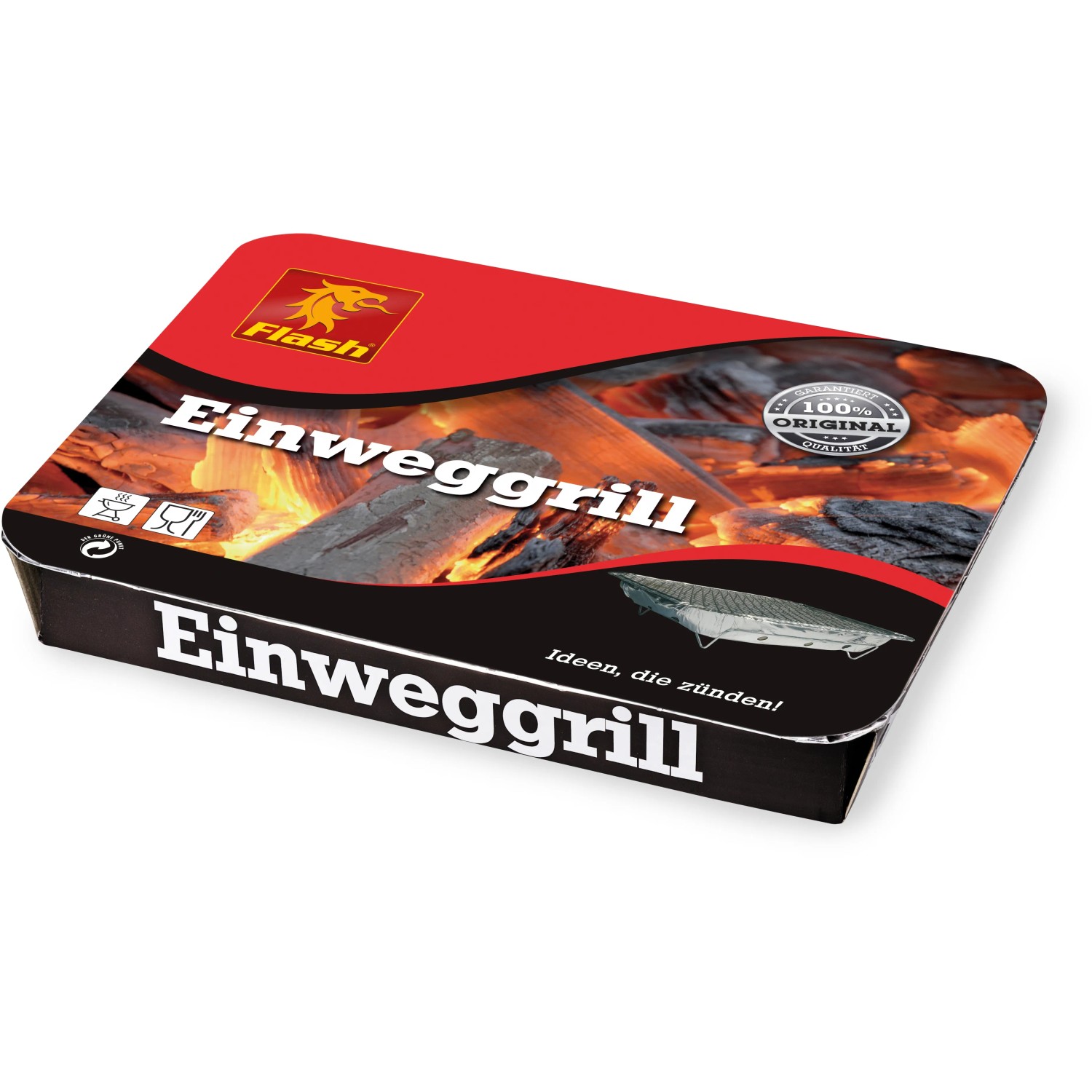 Flash Einweggrill 24 cm x 31 cm x 4 cm kaufen bei OBI
