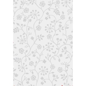 d-c-fix Klebefolie Tord Weiß-Transparent mit floralem Muster, 90x150cm.