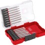 Einhell Bit-Set XS-Case, 30-teilig, mit verschiedenen Schraubenzieher-Bits in roter Aufbewahrungsbox.