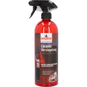 Nigrin Ceramic-Versiegelung Performance 750ml für Autopflege: Sprühflasche für Lackschutz und Glanz.