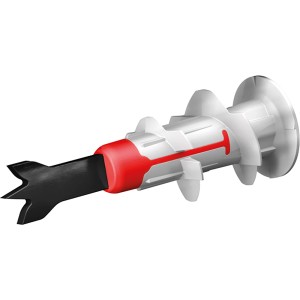 Fischer Duoblade Gipskartondübel mit Schraube, 20er Set, für leichte Anwendungen an Gipskarton.