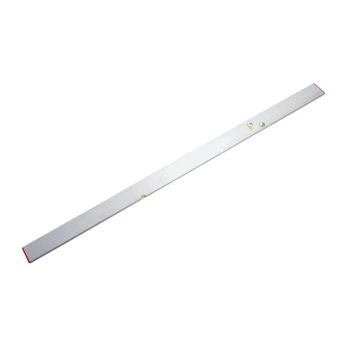 LUX Richtlatte Classic, 2 m, aus Aluminium mit zwei Libellen zum Ausrichten.