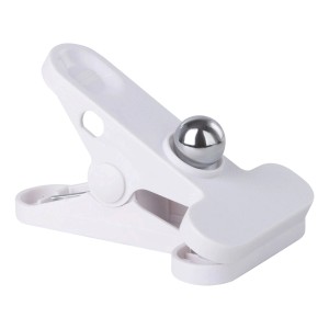 Weiße EGLO Klemme Muraglie für Akku-Klemmlampe, Zubehör zur Befestigung der Leuchte.