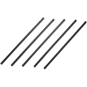 5 LUX Stiftsägeblätter für Holz, 150 mm, geeignet für Handsägen & Feilen.