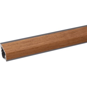 Kaindl Wandabschlussleiste Nuss Butcherblock, 63,5 cm, für Arbeitsplatten