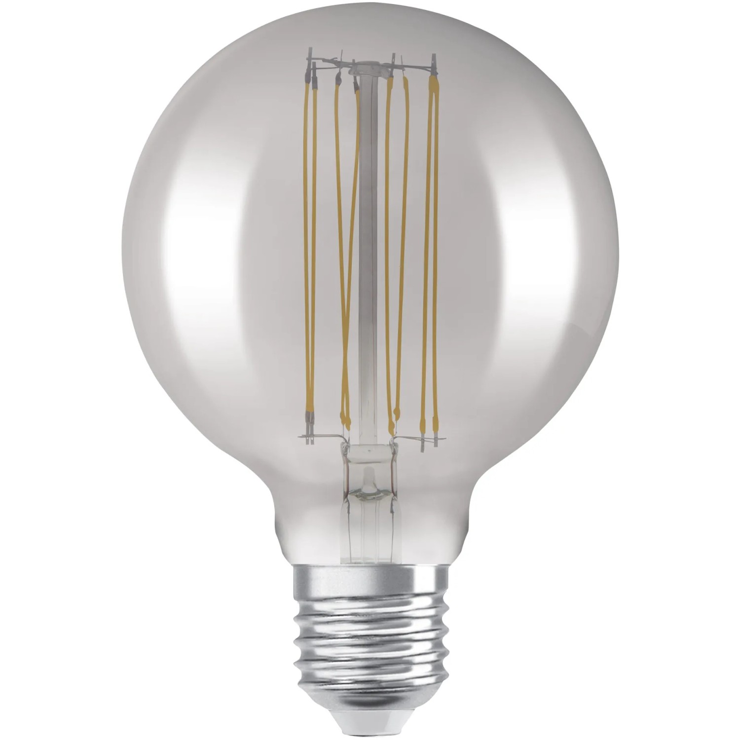 Osram LED-Leuchtmittel E27 in Globeform, 11W, 500lm, 17,3x12,4cm. Dimmbare LED Lampe für Wohnräume.