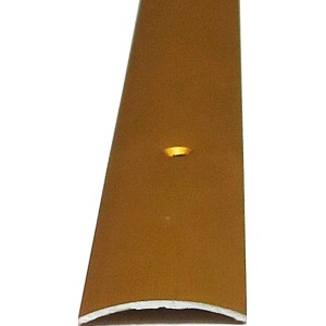 Übergangsprofil aus Messing, 5 mm x 30 mm, 1000 mm Länge, für Laminat und Parkett.