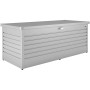 Biohort Freizeitbox 180, silber-metallic, Universalbox zur Aufbewahrung von Gartenutensilien.