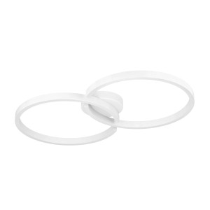 Eglo LED-CCT/RGB Deckenleuchte Amandolo 67,5 cm x 38 cm x 6,5 cm Weiß