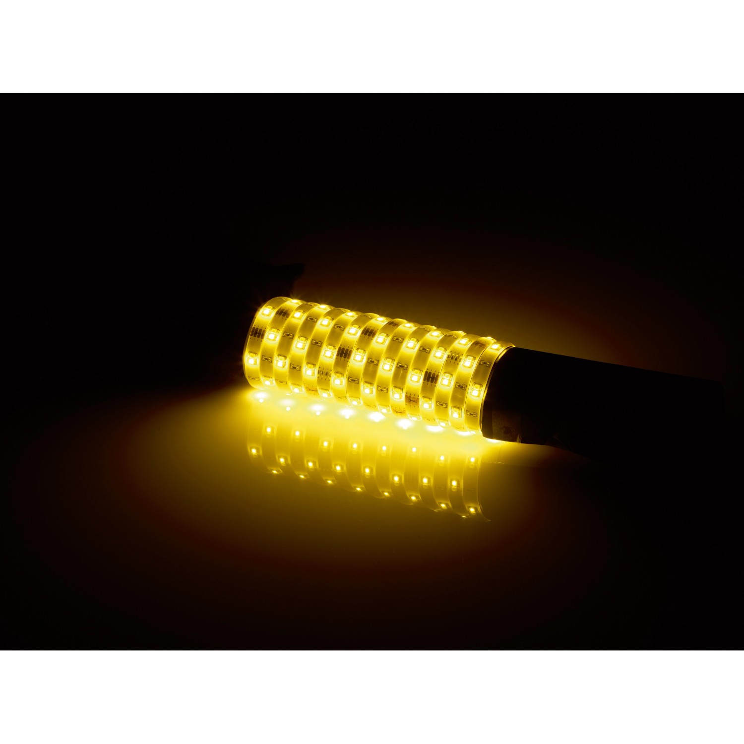 Gelber LED Streifen Flexband, 3m, selbstklebend für Innenräume.