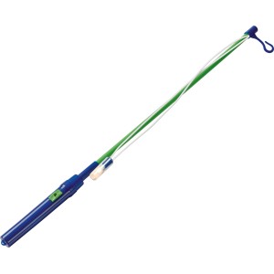Blauer Laternenstab, 49 cm, mit Haken zum Aufhängen der Laterne.