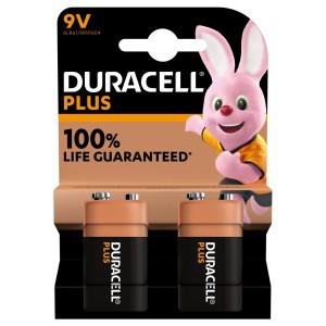 Duracell Alkaline Batterien 9V MN1604/6LR61 2er Pack