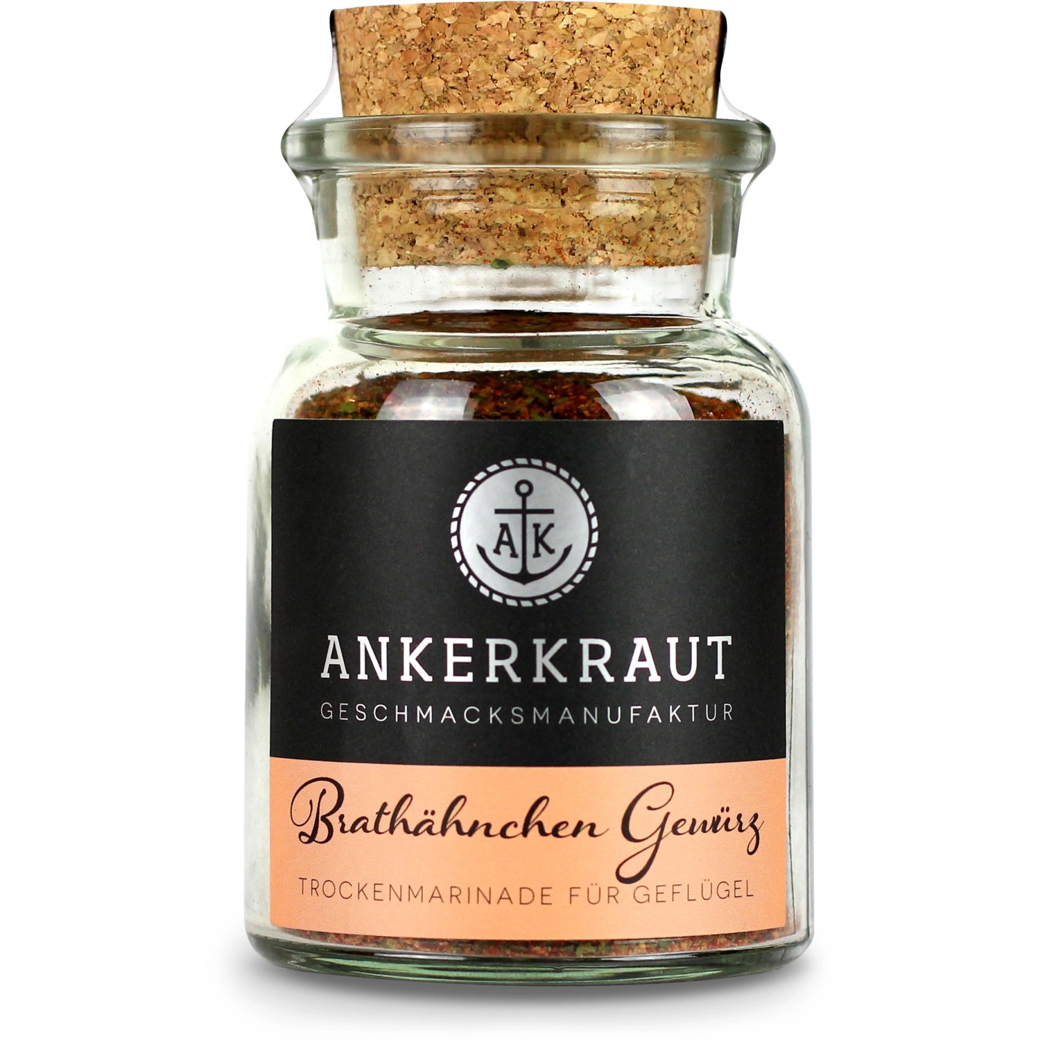 Ankerkraut Brathähnchen Gewürz im Glas (75g) für Grill & Ofen.