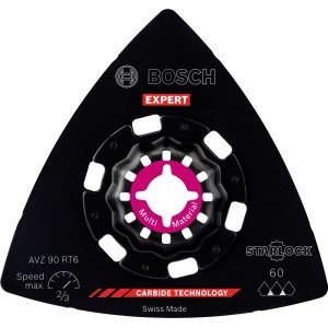 Bosch Expert AVZ 90 RT6 Schleifplatte K60 für Multifunktionswerkzeuge.