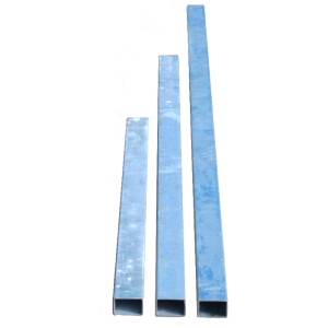 Gabiona Zaunpfosten, 75 cm hoch, zur Stabilisierung von Gabionen-Mauersystemen.