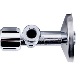 Schell Eckventil, selbstdichtend, 10 mm (3/8''), Messing verchromt für Bad und Küche.