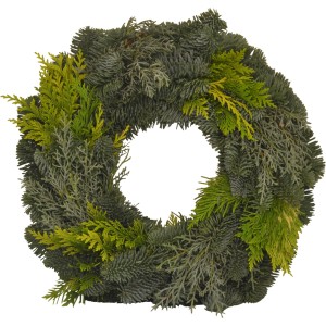 Adventskranz Koniferen-Mix Römischer Nobilisteller Ø ca. 30 cm