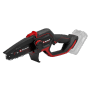 Einhell Akku-Astkettensäge GP-PS 18/20 Li BL-Solo, rot/schwarz, ohne Akku.