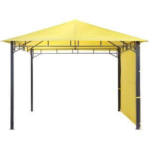 Gelbe tepro Pavillonbespannung Lehua für Pavillons, bestehend aus Dach und Markisenstoff.