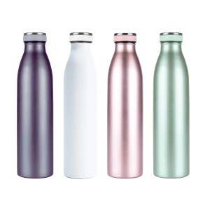 Thermoflaschen Design in verschiedenen Farben, 750ml, aus Edelstahl für Getränke.