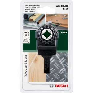 Bosch Starlock AIZ 10 AB Tauchsägeblatt für Holz und Metall im Detail.