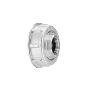 GEKA plus IBC Adapter, 2-teilig, Aluminium, S60x6 IG G3/4, Zubehör für Regentonnen.