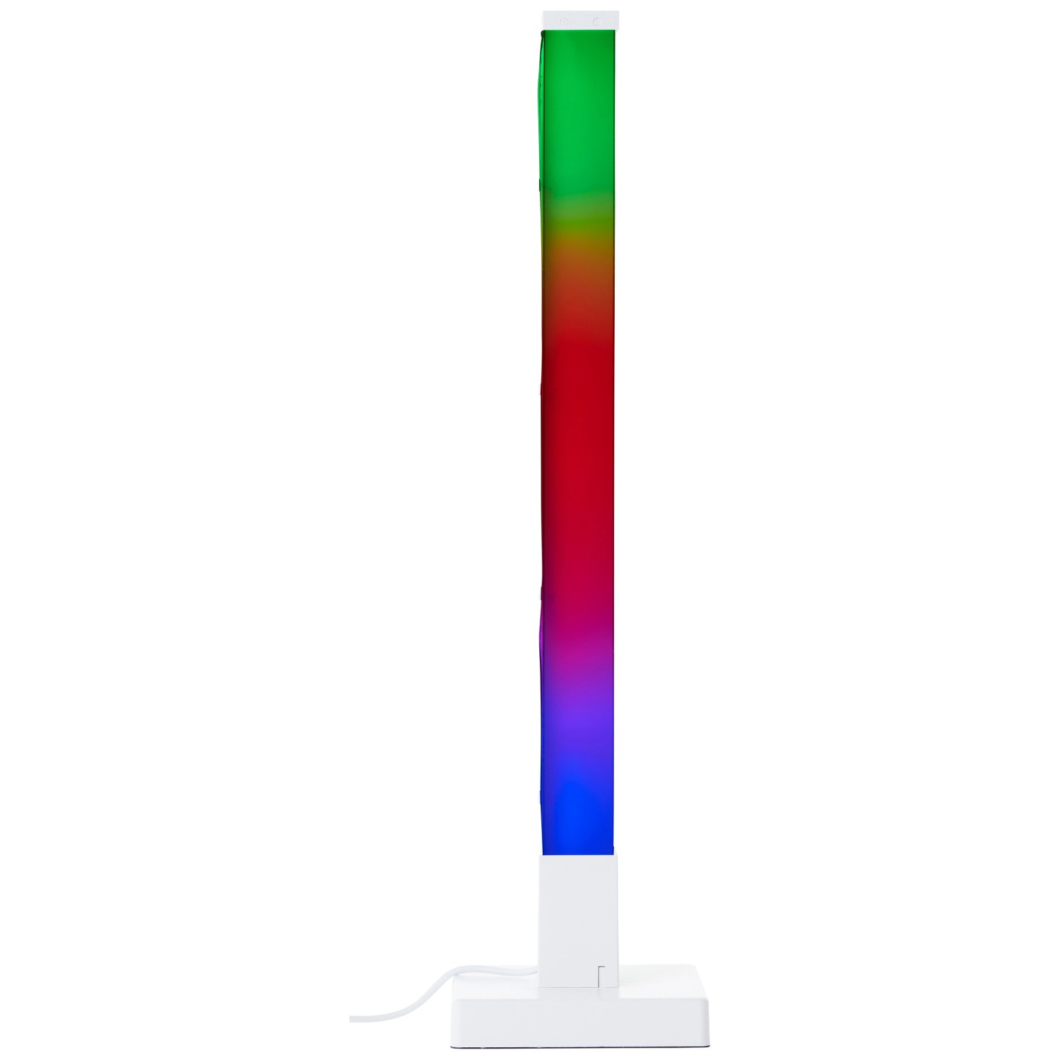 Weiße LED-Tischleuchte Neele mit RGB Farbwechsel und CCT Funktion, Design-Tischlampe.