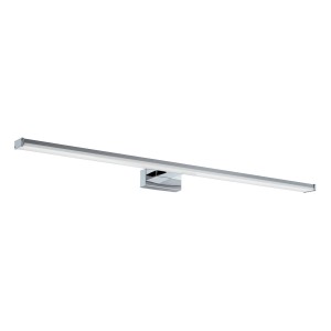 Moderne Eglo LED-Wandleuchte Pandella, 78 cm, Chrom-Silber, ideal für Bad und Spiegelbeleuchtung.