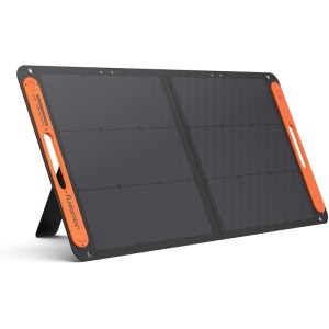Jackery Solarpanel Saga 100W, faltbares Solarmodul mit Ständer für Camping und Outdoor.